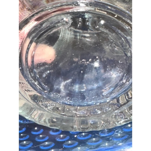 Set of 6 Arcoroc Canterbury Crocus Clear French Glass Mug Cup, Pressed Glass - Picture 4 of 5